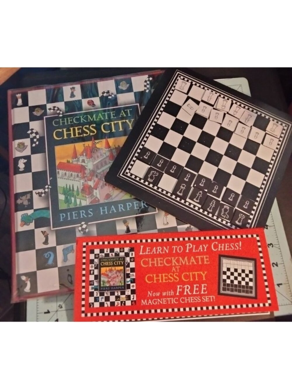 Checkmate At Chess City Piers Harper Hardcover Book 2000 - Picture 2 of 13
